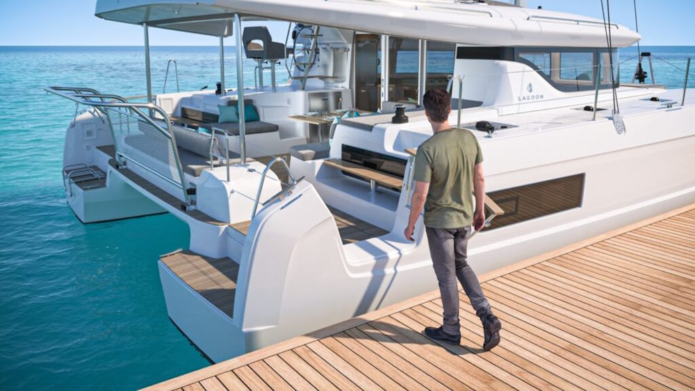 lagoon 43 power catamaran review